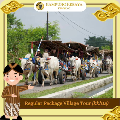 kkb1a. Reguler Package Village Tour ( Gerobak Sapi ) - Kampung Kebaya Kembang